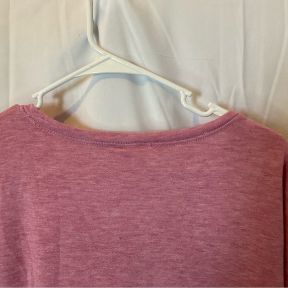 Sew in Love Women’s Short Sleeve V-Neck Light Plum Heathered Size Large - Picture 9 of 11